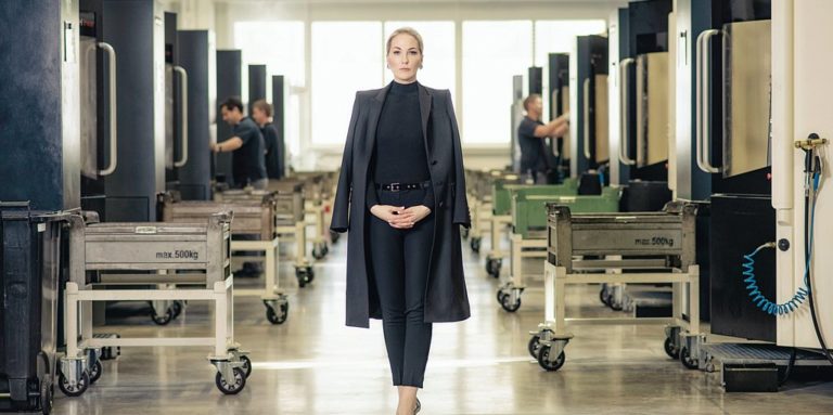 Powerfrau der Industrie