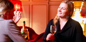 Auf ein Glas Champagner mit …Katharina Wolf