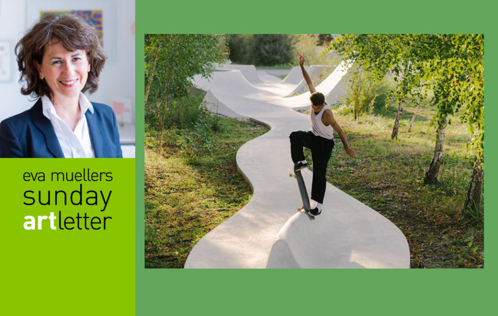 eva muellers sunday artletter: AUF ROLLEN ZUR KUNST